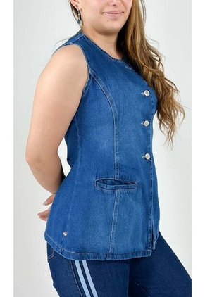 Chaleco Para Mujer Azul Marca L&H