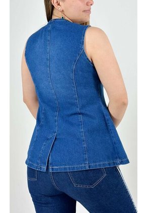 Chaleco Para Mujer Azul Marca L&H