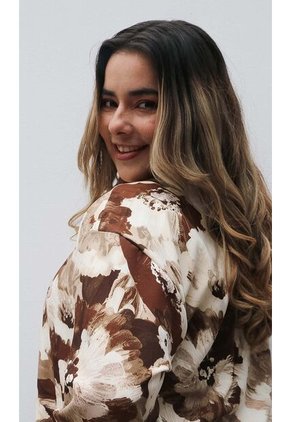 Chilango Para Mujer. Manga Larga Cafe Marca L&H