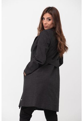 Gaban Para Mujer Gris Oscuro Marca L&H