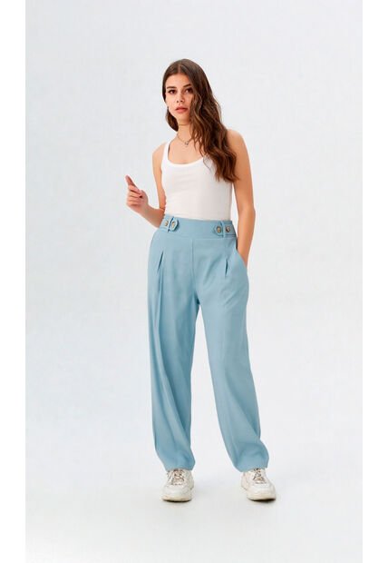 Pantalon Para Mujer Azul Marca L&H
