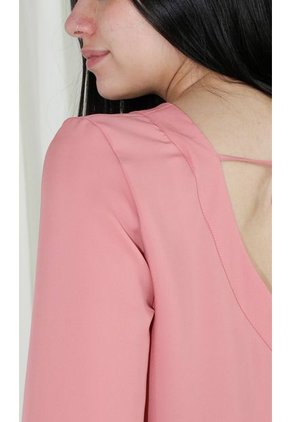 Blusa Para Mujer Manga 3/4 Rosado Marca L&H