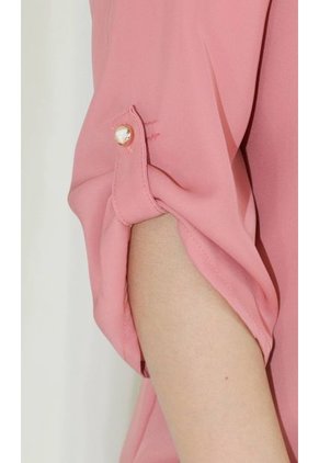 Blusa Para Mujer Manga 3/4 Rosado Marca L&H