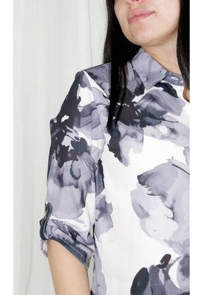 Blusa Para Mujer Manga 3/4 Negro Marca L&H