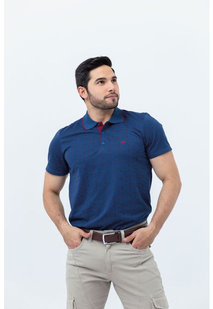Camiseta Para Hombre Azul Petroleo Marca LYH