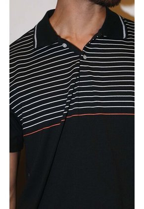 Polo Para Hombre Negro Marca L&H Ref. 4K109112