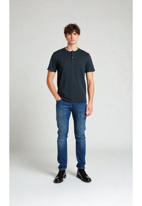 Polo Para Hombre Negro Marca L&H Ref. 4K109086