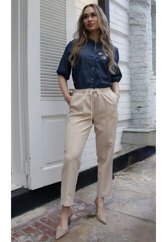 Pantalon Para Mujer Crudo Marca L&H L&H