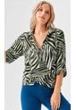 Camiseta Para Mujer Manga 3/4 Verde Marca L&H Ref. 1F409534 de L&H