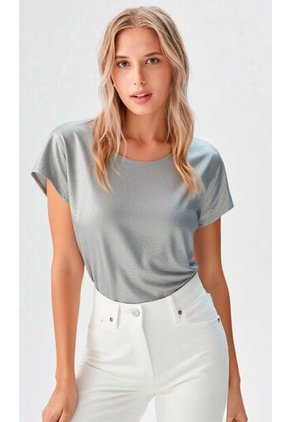 Camiseta Para Mujer Manga Corta Blanco Marca L&H Ref. 1F409521