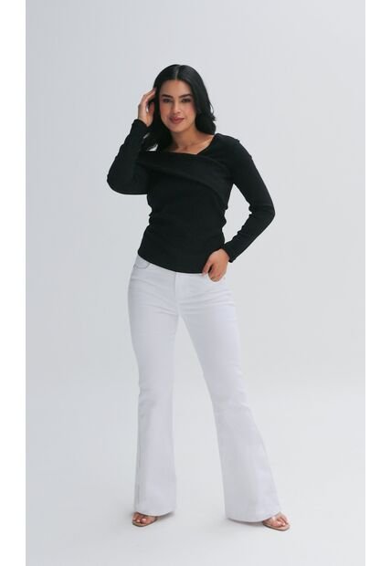 Jean Para Mujer Blanco Marca L&H Ref. 1Ac407780