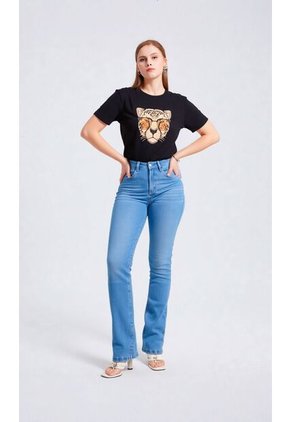 Jean Para Mujer Azul Claro Marca L&H Ref. 1Ab407787