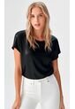 Camiseta Para Mujer Manga Corta Negro Marca L&H Ref. 1F409521 de L&H