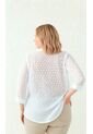 Blusa Para Mujer. Manga 3/4 Blanco Marca L&H Ref. 1F612242 de L&H