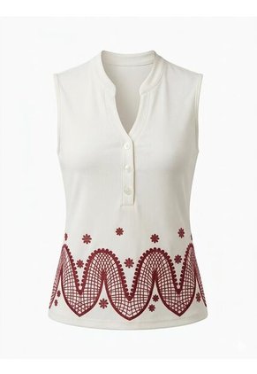 Camiseta Para Mujer Manga Sisa Beige Marca L&H Ref. 1F409496
