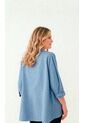 Blusa Para Mujer. Manga 3/4 Azul Marca L&H Ref. 1F612242 de L&H