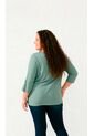Blusa Para Mujer. Manga 3/4 Verde Marca L&H Ref. 1F612243 de L&H