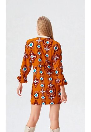 Kimono Para Mujer Terracota Marca L&H Ref. 1F401020