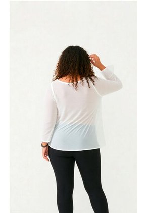 Blusa Para Mujer. Manga 3/4 Crudo Marca L&H Ref. 1F612243
