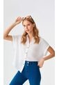 Blusa Para Mujer Manga Corta Blanco Marca L&H Ref. 8E412049 de L&H