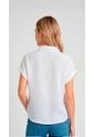 Blusa Para Mujer Manga Corta Blanco Marca L&H Ref. 8E412049 de L&H
