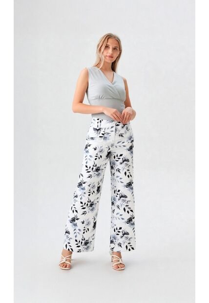 Pantalon Para Mujer Azul Marca L&H Ref. 1F407243