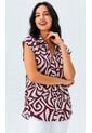 Blusa Para Mujer Manga Corta Rosado Marca L&H Ref. 1F412724 de L&H