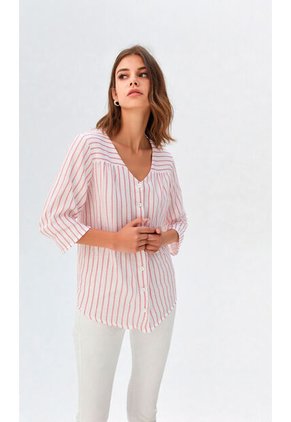 Blusa Para Mujer Manga 3/4 Rosado Marca L&H Ref. 1F412720