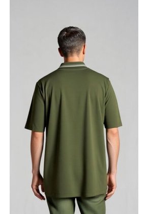 Polo Para Hombre Verde Marca L&H Ref. 4Q109191
