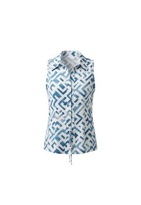 Blusa Para Mujer Manga Sisa Azul Marca L&H Ref. 1F412716