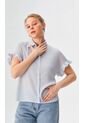 Blusa Para Mujer Manga Corta Azul Marca L&H Ref. 1F412676 de L&H