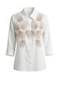 Blusa Para Mujer Manga 3/4 Crudo Marca L&H Ref. 1F412715 de L&H