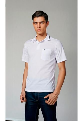 Polo Para Hombre Blanco Marca L&H Ref. 4Q109191 L&H