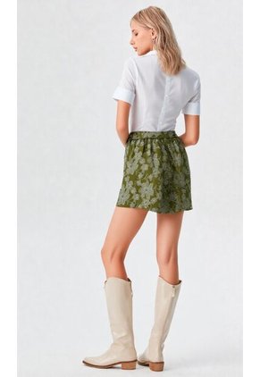 Bermuda Para Mujer Verde Marca L&H Ref. 2I410051