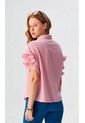 Blusa Para Mujer Manga Corta Rosado Marca L&H Ref. 1F412676 de L&H