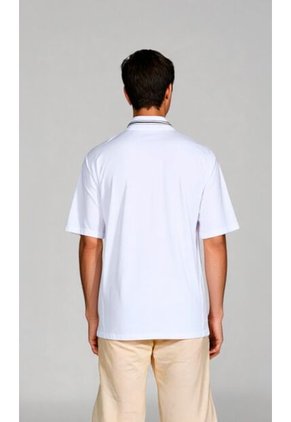 Polo Para Hombre Blanco Marca L&H Ref. 4Q109191