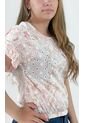 Blusa Para Mujer Manga Corta Rosado Marca L&H de L&H