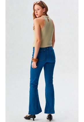 Blusa Para Mujer Manga Sisa Beige Marca L&H Ref. 4R412129