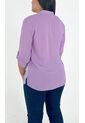 Blusa Para Mujer Manga 3/4 Azul Marca L&H Ref. 1F412682 de L&H