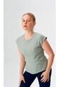 Blusa Para Mujer Manga Corta Verde Marca L&H Ref. 1F412686 de L&H