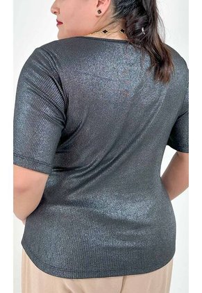 Camiseta Para Mujer. Negro Marca L&H