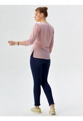 Blusa Para Mujer Manga 3/4 Rosado Marca L&H Ref. 1F412694