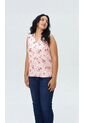 Blusa Para Mujer Manga Sisa Rosado Marca L&H Ref. 1F412698 de L&H