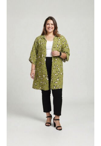 Kimono Para Mujer. Verde Marca L&H Ref. 1F601004 L&H