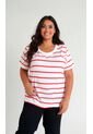 Camiseta Para Mujer. Manga 3/4 Rojo Marca L&H Ref. 1F609180 de L&H