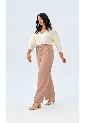 Pantalon Para Mujer. Taupe Marca L&H Ref. 1F607077