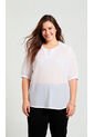 Blusa Para Mujer. Manga Corta Blanco Marca L&H Ref. 1F612227 de L&H