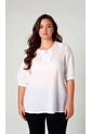 Blusa Para Mujer. Manga Corta Blanco Marca L&H Ref. 1F612227 de L&H