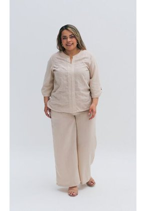 Pantalon Para Mujer. Beige Marca L&H Ref. 1F607081