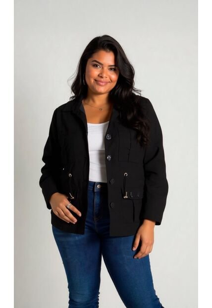 Chaqueta Para Mujer. Negro Marca L&H Ref. 1G608001